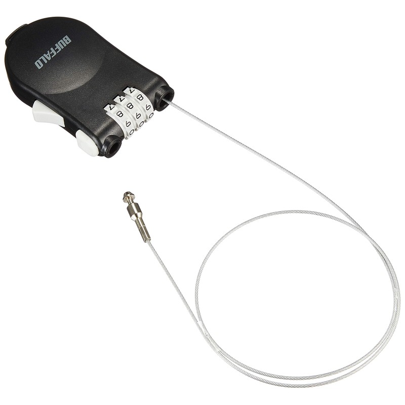 BUFFALO BSL10 Wire Retractable Dial Lock
