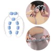 Folpus 9 Wheels Muscle Roller Circular Leg Clamp Muscle Relaxation