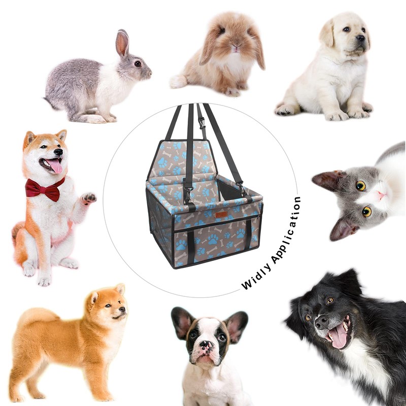 BYGD Pet Dog Booster Seat with Support Rod, Breathable &