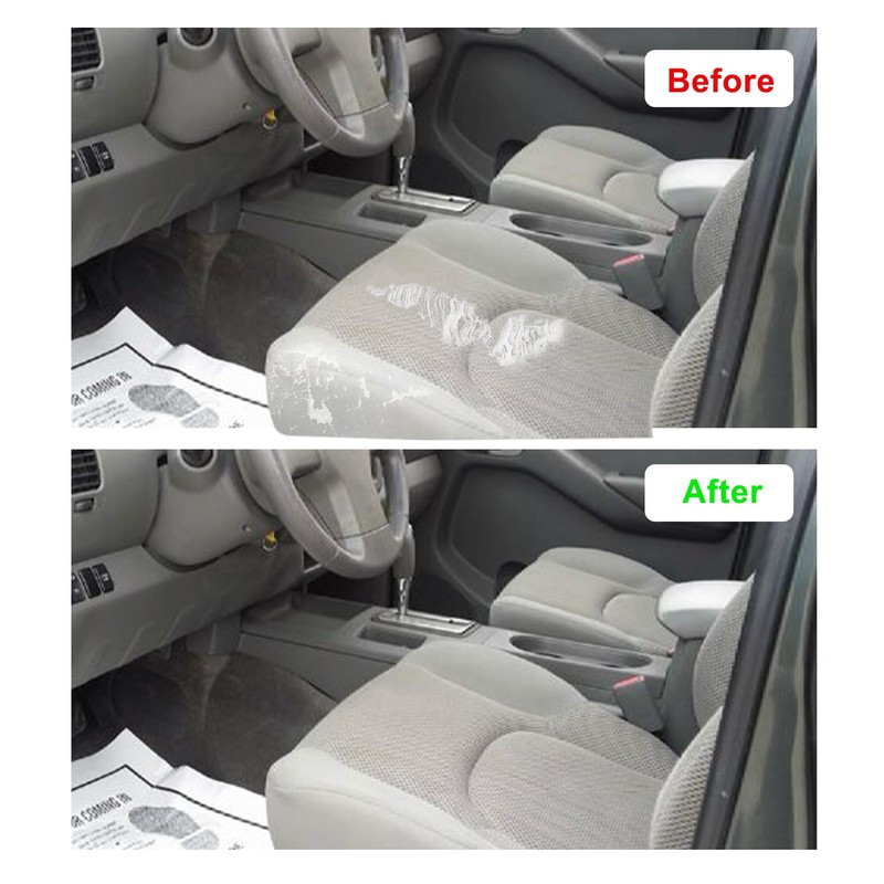 Priprilod Gray Cloth Left Front Driver Bottom Seat Cover Compatible