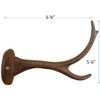 Midwest Craft House 8 CAST Iron Deer Antler Coat Hooks