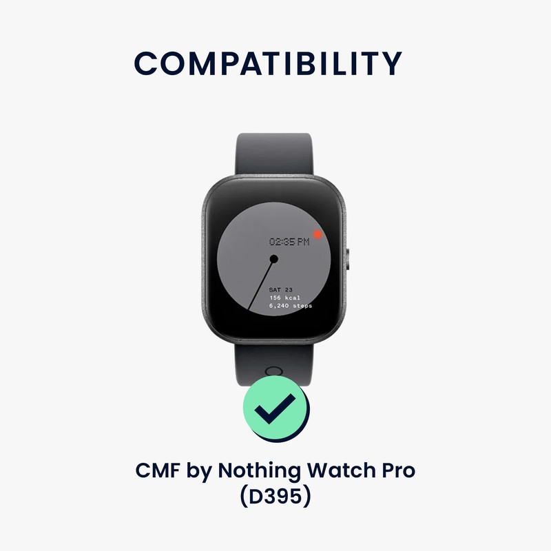 [kwmobile] 4x Connector Compatible with CMF by Nothing Watch Pro