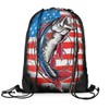 Feelyou Big Pike Fishing Gym String Bag Bass Fish American