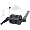 Diyeeni Handle Head Reflector Mount Double Wheel Light Tripod Adapter