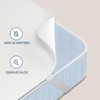 Dreamzie - Molton Mattress Protector 100 x 200 cm 100%