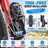 Motorcycle & Bike Cup Holder for Handlebar – Automatic Clamping