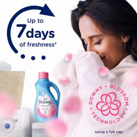 Downy Liquid Fabric Softener, April Fresh 2-in-1 Fresh & Soft, 140 Fl Oz, 190 Loads, Fabric Conditioner For Freshness And Softness