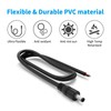 JLY 5.5 X 2.1 mm DC Power Pigtails Cable, DC