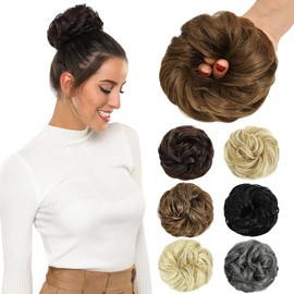 Messy Bun Hair Pieces For Women Hair Bun Extension Updo Curly Messy Bun Scrunchie