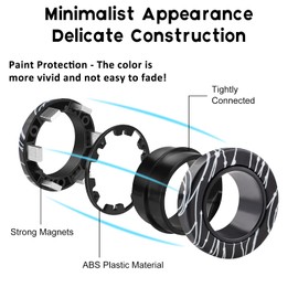 3Pcs Magnetic Rings Fidget Toys for Teens, Adults&Kids|Fidget Pack Under 10 Dollars|ADHD Fidget Toy Pack for Anxiety Relief,Coolest Gifts for Teen Boys,Birthday Gifts for 8 9 10 11+ Year Old Boy&Girl