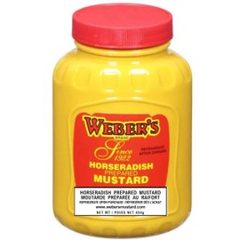 Buffalo's Own Weber's Brand Original Horseradish Mustard 16 ounce