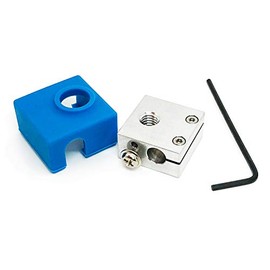 Micro Swiss - Bloque calefactor mejorado con calcetín de silicona para impresoras CR10 / Ender 2 / Ender 3 / ANET A8 MK7, MK8, MK9 Hotends