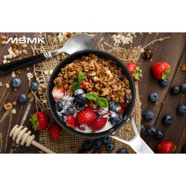 MSMK 3.5 Quart Saucepan with lid, Stay-Cool Handle, Burnt also Nonstick, PFOA Free Non-Toxic, Scratch-resistant, Induction Cooking Pot