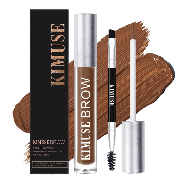 KIMUSE Eyebrow Gel, Eye Brow Tint, Waterproof, Long-Lasting, Smudge-Proof, Transfer-Proof