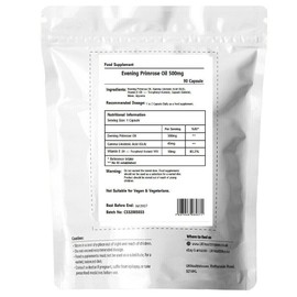 UKHealthHouse Evening Primrose Oil Capsules - 500mg - High Strength - 45mg GLA (90) - Cold Pressed - Gamma Linolenic Acid