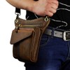 Leather Waist Pack Drop Leg Bag for Men Women Belt