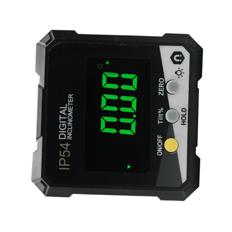 Digital Inclinometer 4x90° Measurement IP54 LCD Screen Magnetic Digital Display