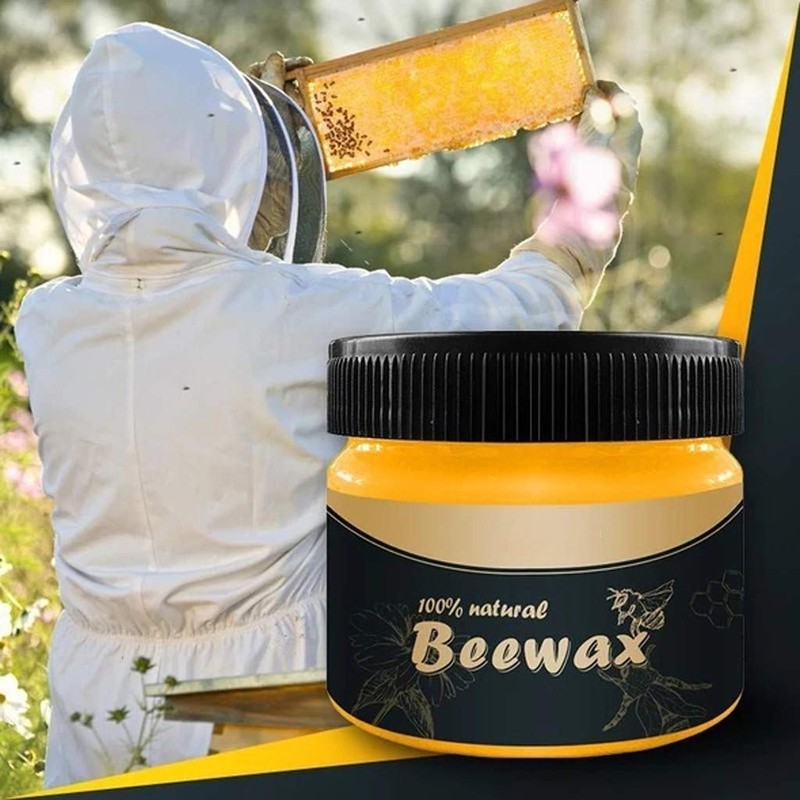 Cera de abeja para condimentos de madera, multiusos, cera de