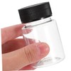 ULTECHNOVO 24pcs Wide Mouth Sample Bottles With Black Screw Caps