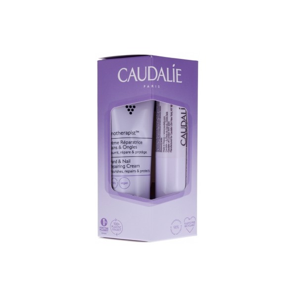 Caudalie Duo Vinotherapist Hand & Nail Repairing Cream 30ml + Lips Care 4,5g
