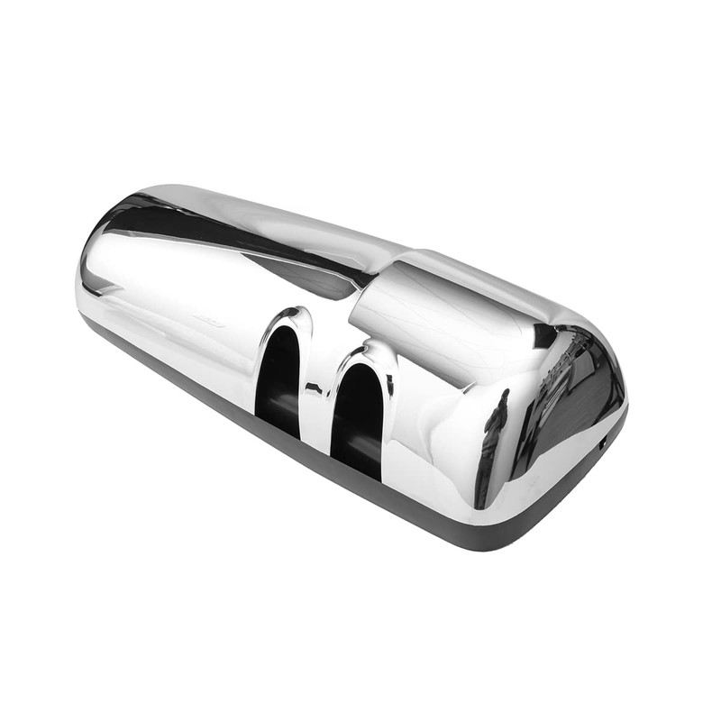Chrome Door Mirror for Kenworth T680, Defrost Heated Side View