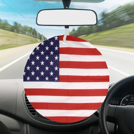USA Flag | REUSABLE Double Sided Car Air Freshener