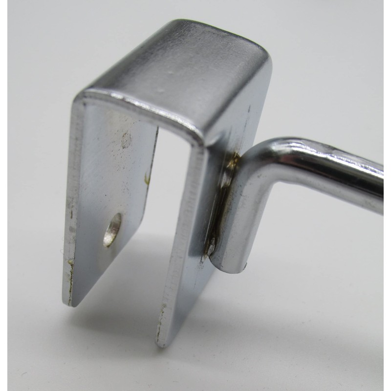 NAHANCO H9 9" Display Hooks for Rectangular Tubing, Chrome