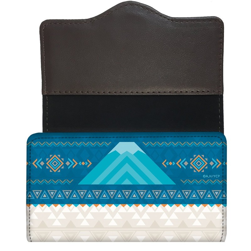 Yurucamp △ Key Case, Made in Japan, 4 Layers, Leather,