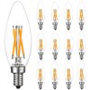 LiteHistory E12 led Bulb Dimmable 6W Equal 60 Watt LED
