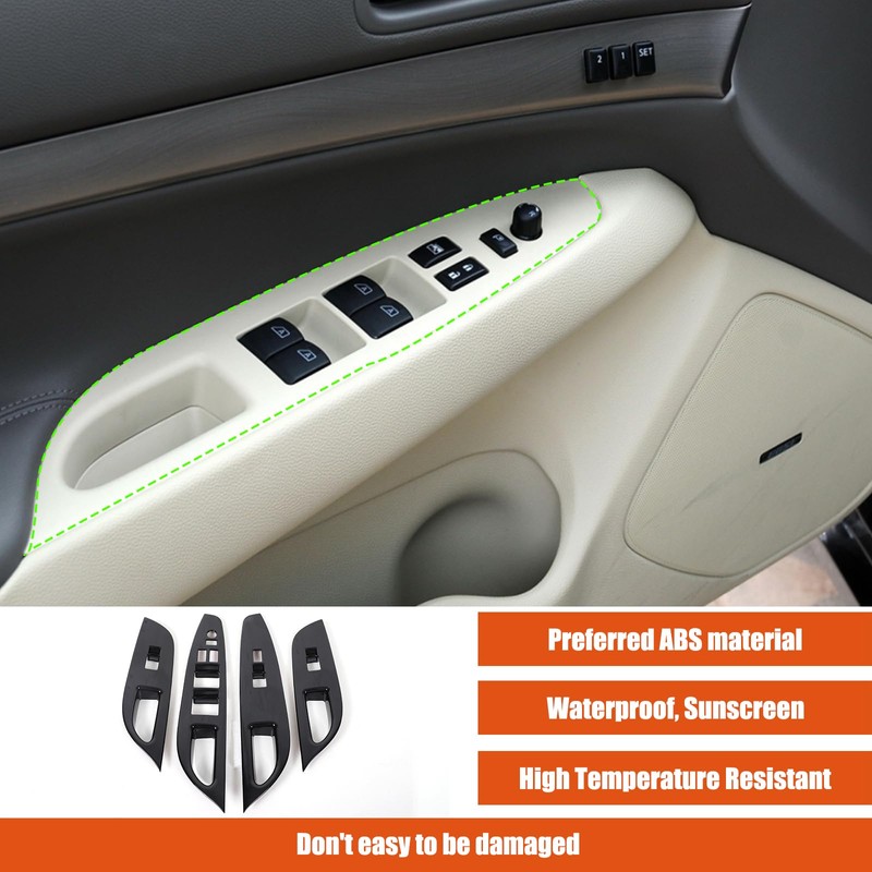 Window Lift Switch Cover Compatible with Infiniti G37 2008-2013, Car