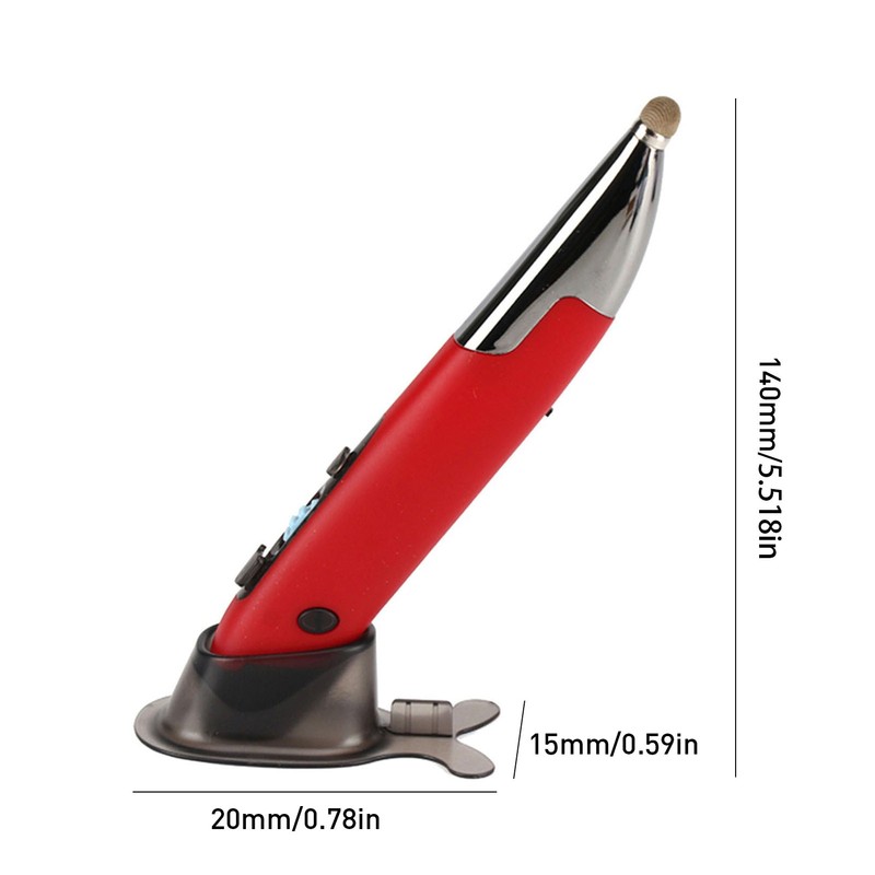 2.4G Wireless Mouse Pen 4 Keys Vertical Pen-Shaped Stylus BT