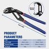 WORKPRO 2-Piece Set of 2 Adjustable Power Strip Pliers 200