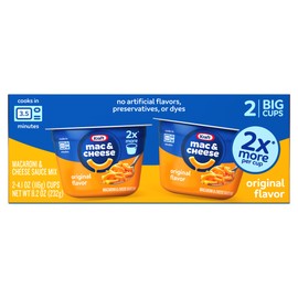 Kraft Mac and Cheese Big Cups 2pk