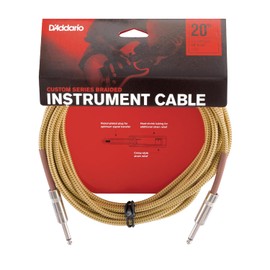 D'Addario | Braided Cable | Cable para Instrumento | 6 M | PW-BG-20TW