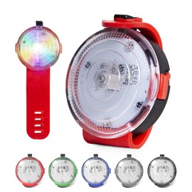 TSPRO Dog Lights for Night Walking, USB Rechargeable LED Dog Collar Lights Waterproof Nighttime Clip On Adjustable Dog Light Collar with 4 Lighting Modes for Night Running Camping (Red)