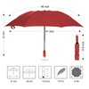 LANBRELLA Umbrella Compact Inverted Folding Umbrellas Auto Open Auto Close