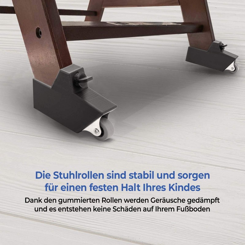 Wheels for Hauck High Chair Alpha Plus Baby Children's Chair