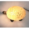 HUIMEIJU Brown glass turtle night light, Animal night light study
