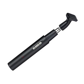 Mikinona 2-in-1 Rechargeable Knife Set for Men Nose Hair Trimmer Facial Hair Remover Nasal Cavity Cleaner Unisex