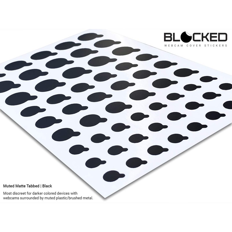 Webcam/Camera Vinyl Covers | 57 Low-Tack Restickable Webcam Sticker |