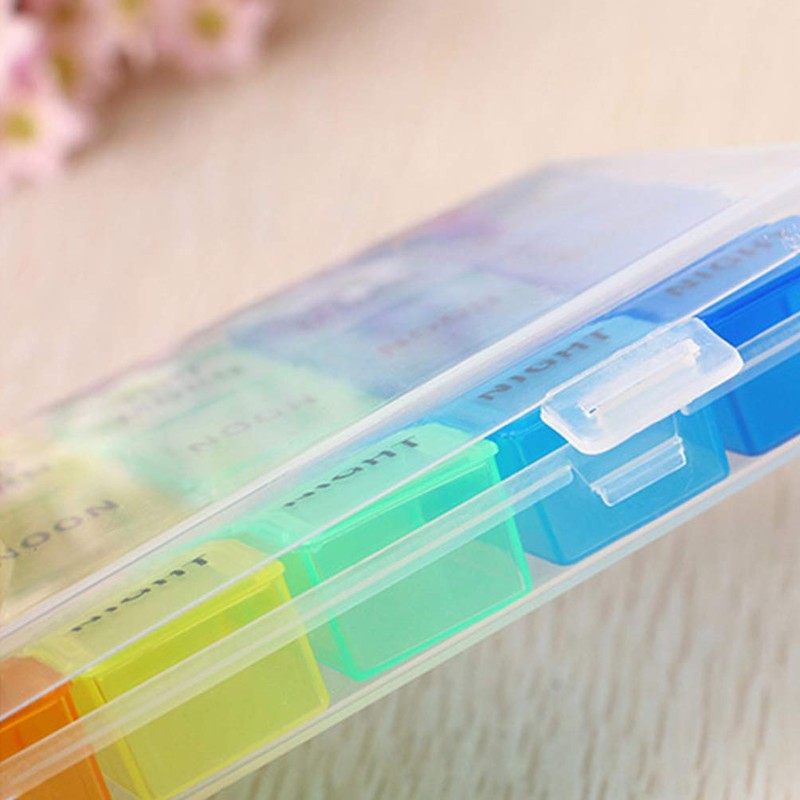 MAGICLULU Pill Case Pill Clear Organizer Box Pill Organizer 7