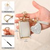 ZVRSUA Car Key Case Cover with Diamond Bling Key Ring
