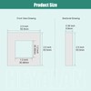 Heyalan Hand-held Shower Holder Flange Plate Polish Chrome Modern Shower