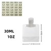 MAAYKOM 10 Pack Travel Pouches for Toiletries, Size Portable Containers,Stand