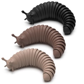 Cevioce Sensory Fidget Toys Adults Teens Kids 3Pcs Cool Gadgets Desk Fidget Slug Toys Sensory Toy for Autism ADHD Anxiety Stress Relief Toys Christmas Stocking Stuffer Gifts for Men Boys