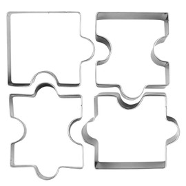 Kingsie Cookie Cutter, Cookie Cutter, Baking Stainless Steel, Jigsaw Puzzle, Confectionery Goods