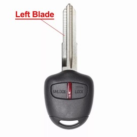 Unbranded Remote Key Fob 433mhz for Mitsubishi L200 Shogun Pajero Montero Triton MIT8 left