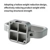 ZLYLVRC Aluminium Alloy Handle Rectangular Pull Handle Hole Extrusion Profile