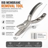 BBQ Rib Membrane Removal Tool for Meat Prep – Stainless