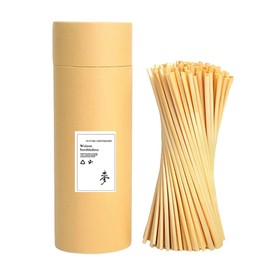 100% Biodegradable Environmentally Friendly Wheat Straws | 20 cm H | Best Replacement for Plastic Drinking Straws (200)